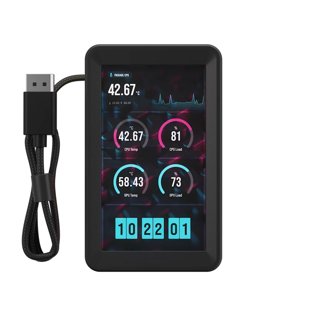 iCUE LINK 5″ LCD Screen Module - Black | CORSAIR